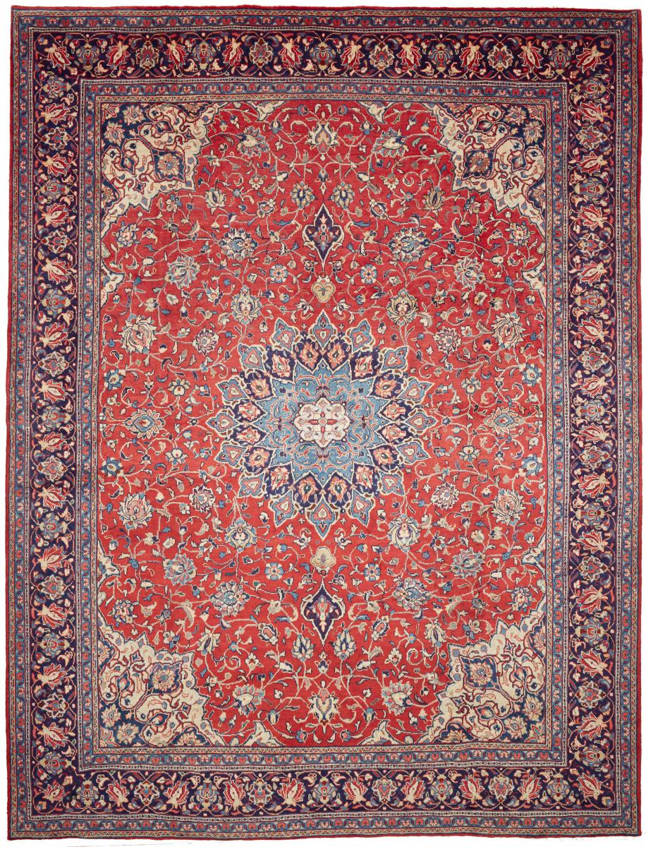 Persian Rug Sarouk 13'0"x9'11" 13'0"x9'11", Persian Rug Knotted by hand