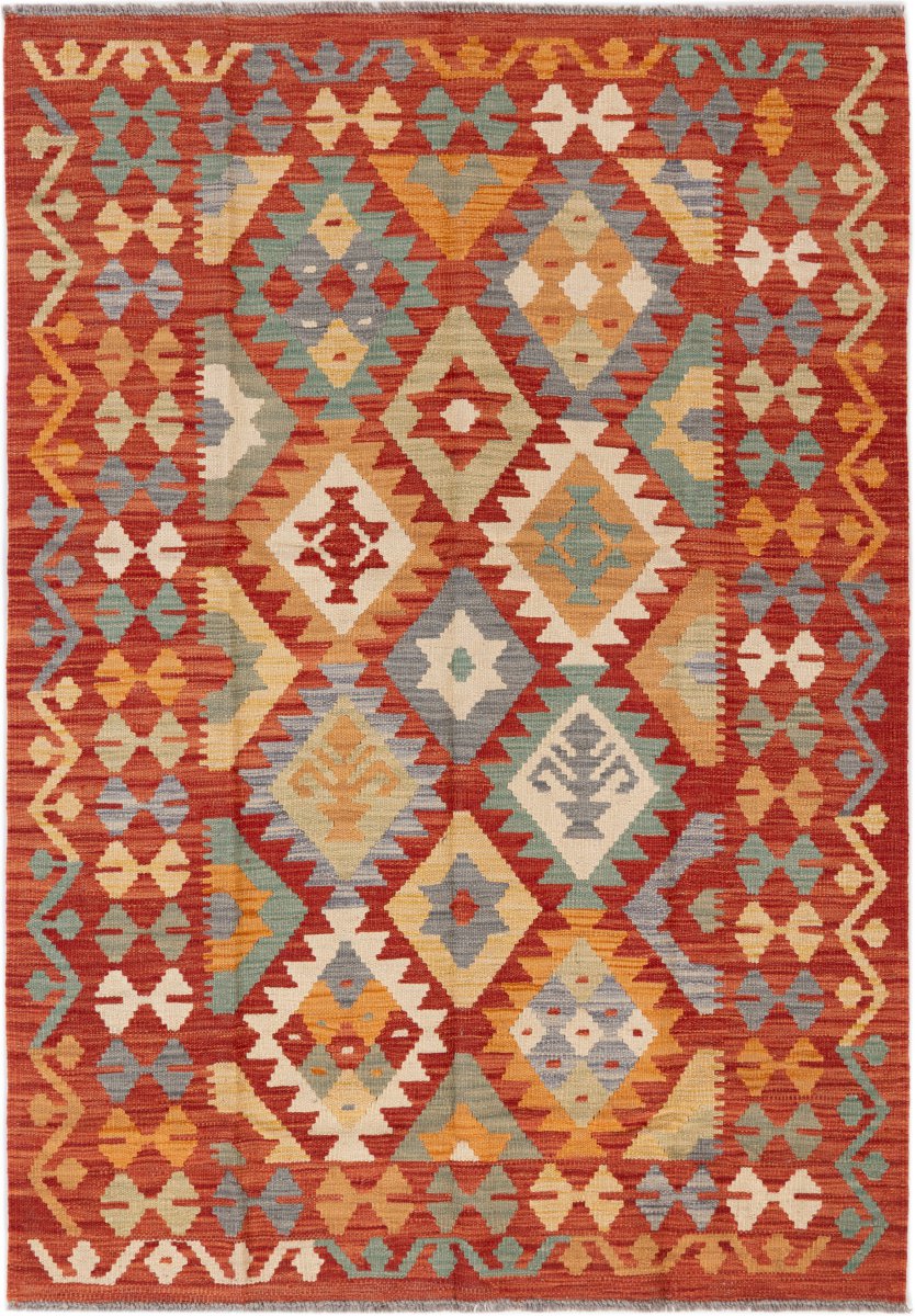 Αφγανικό χαλί Κιλίμ Afghan 173x121 173x121, Περσικό χαλί Χειροποίητο υφαντό