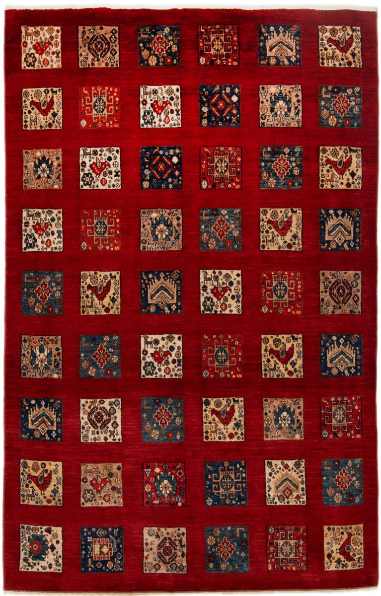 Alfombra persa Persia Gabbeh Kashkuli 254x159 254x159, Alfombra persa Anudado a mano