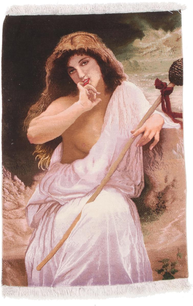 Perserteppich Täbriz 60Raj Bild Seidenkette 100x67 100x67, Perserteppich Handgeknüpft