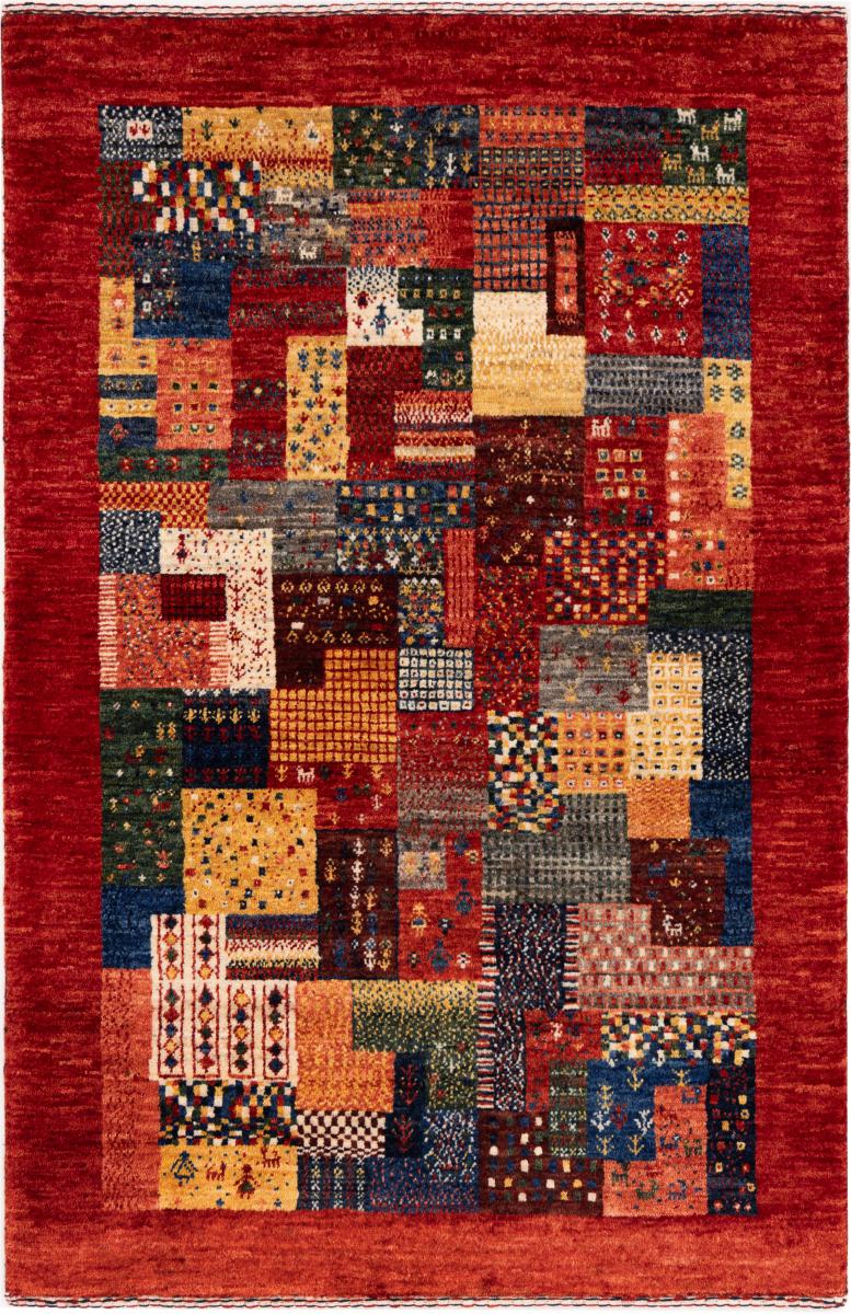 Perzisch tapijt Perzisch Gabbeh Loribaft Nowbaft 126x81 126x81, Perzisch tapijt Handgeknoopte