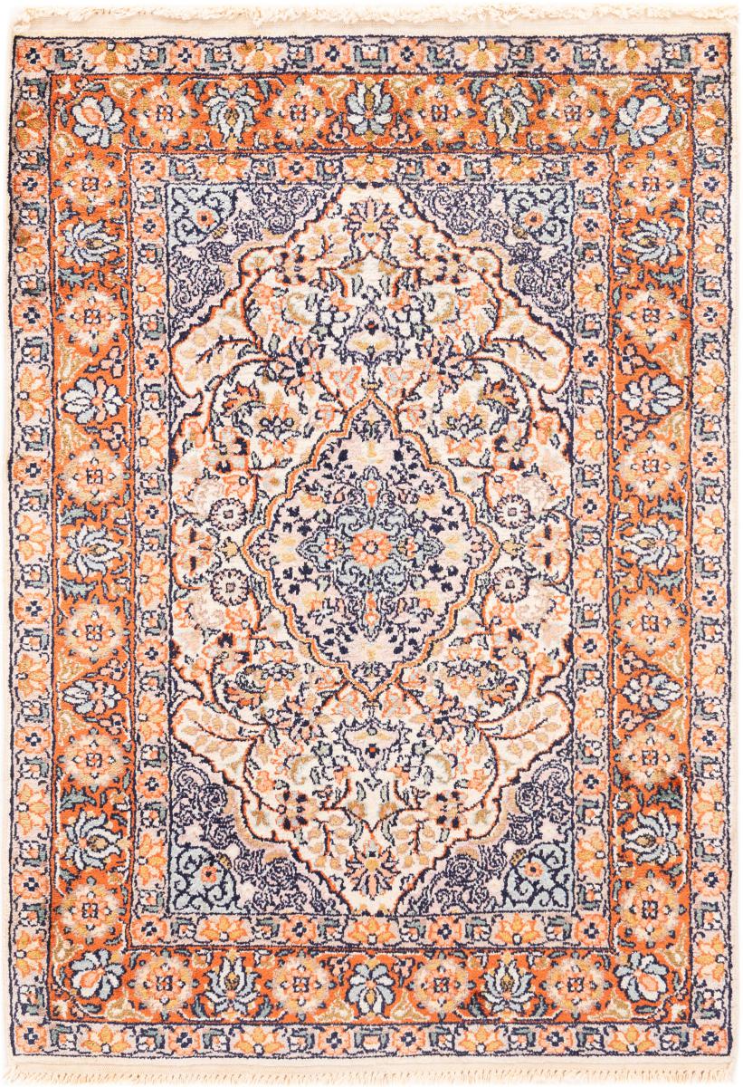Tappeto indiano Cachemire di Seta 91x64 91x64, Tappeto persiano Annodato a mano