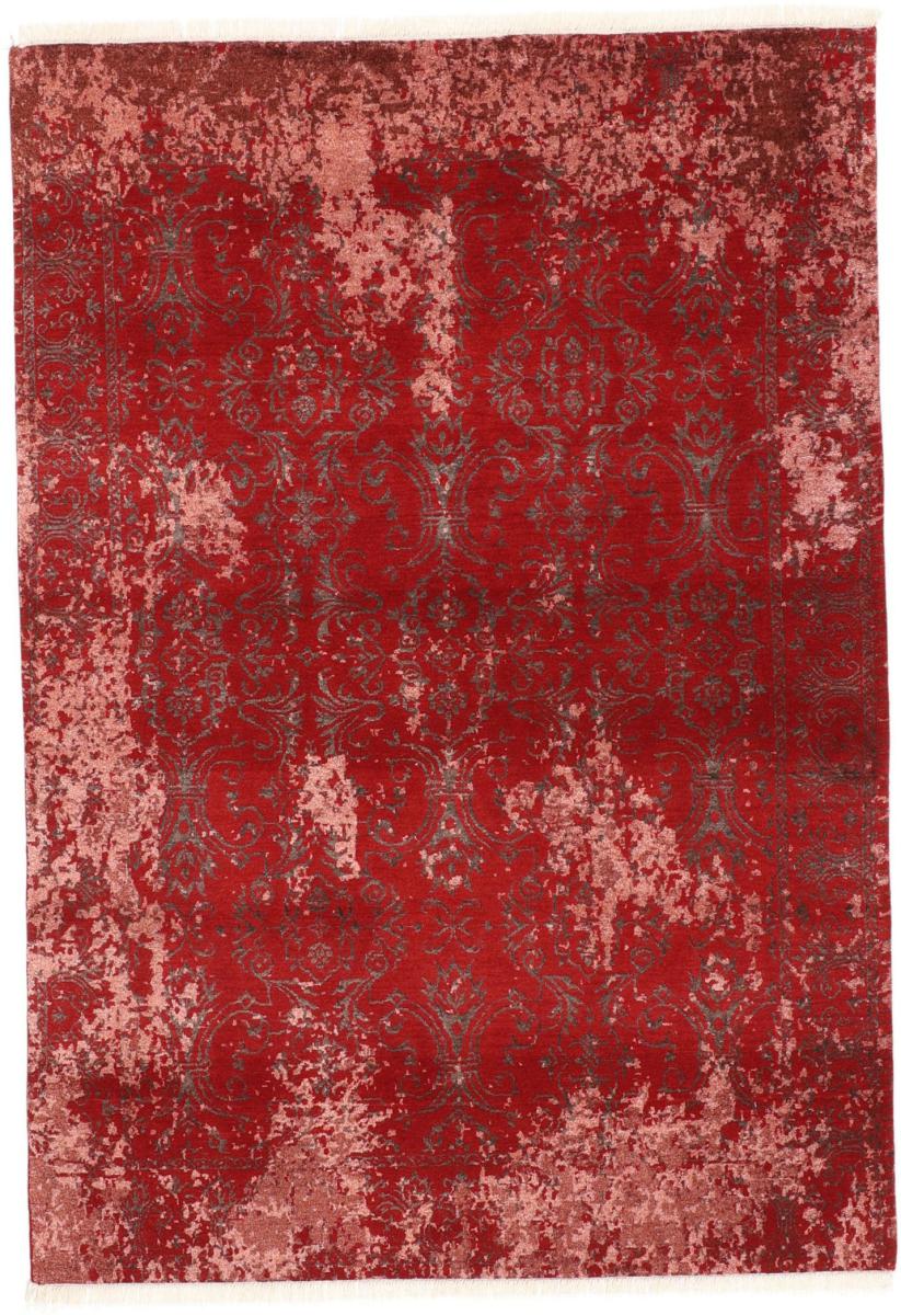Tapis indien Damask 201x139 201x139, Tapis persan Noué à la main