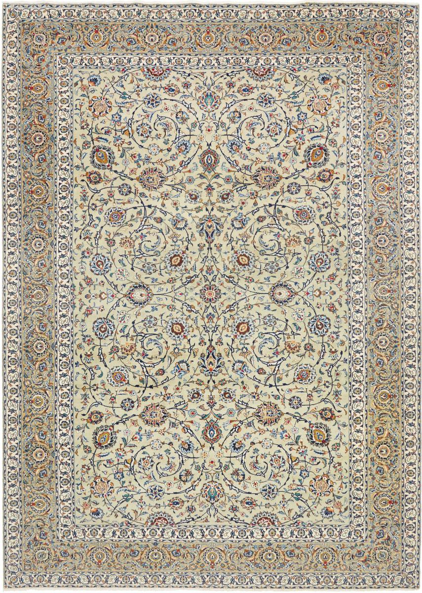 ペルシャ絨毯 カシャン 371x259 371x259, ペルシャ絨毯 手織り