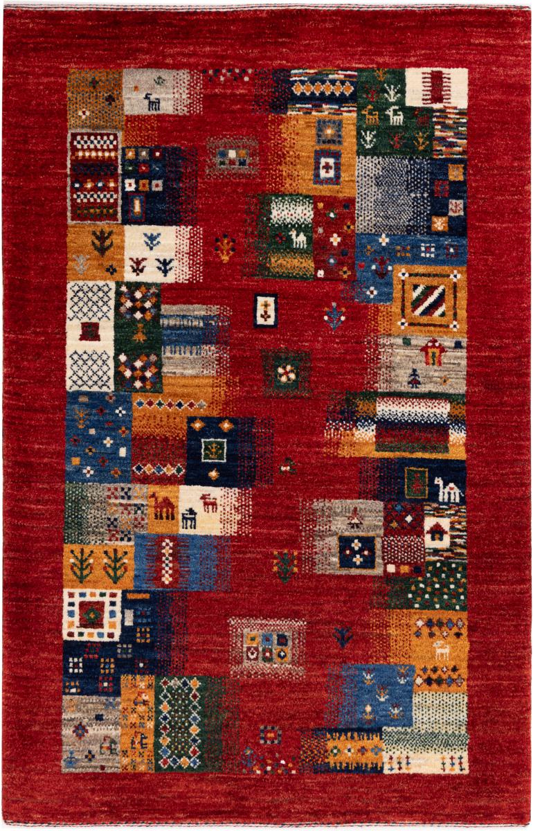 Perzisch tapijt Perzisch Gabbeh Loribaft Nowbaft 128x82 128x82, Perzisch tapijt Handgeknoopte