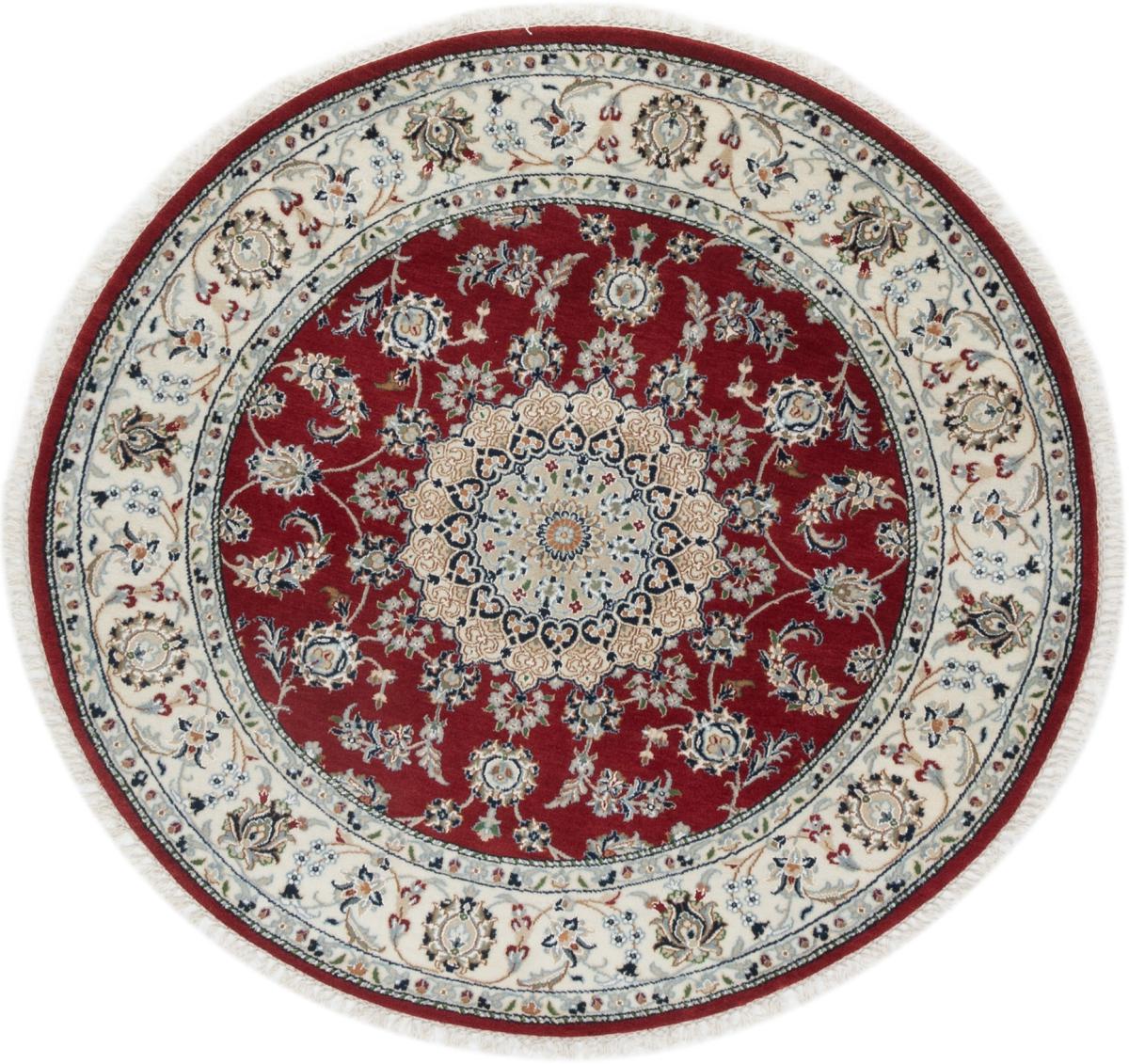 Tapete indiano Indo Naim 157x157 157x157, Tapete persa Atado à mão