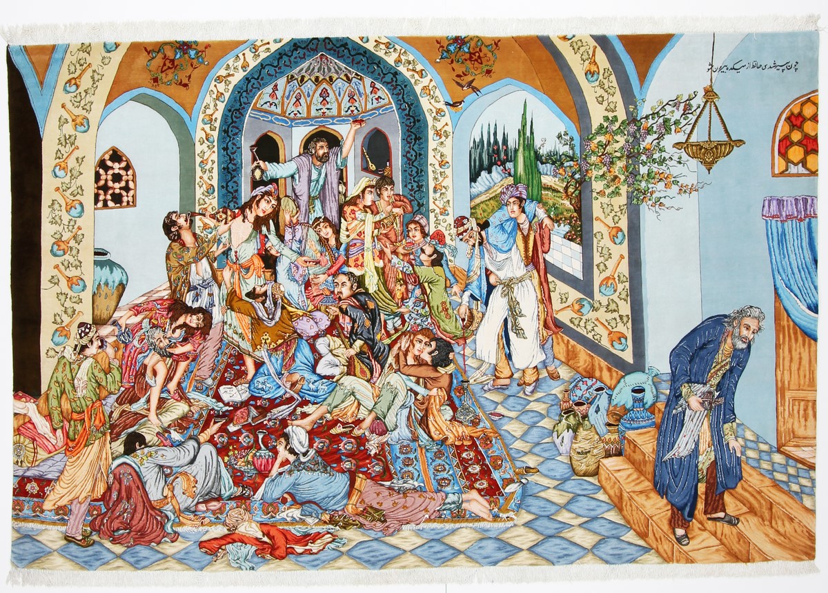 Tappeto persiano Tabriz Bild 50Raj Ordito in Seta 194x295 194x295, Tappeto persiano Annodato a mano