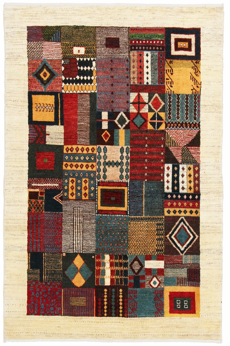 Persialainen matto Persia Gabbeh Loribaft 156x103 156x103, Persialainen matto Solmittu käsin