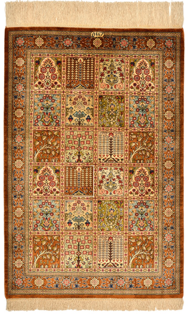 Dywan perski Kom Jedwab 91x60 91x60, Dywan perski Ręcznie tkane