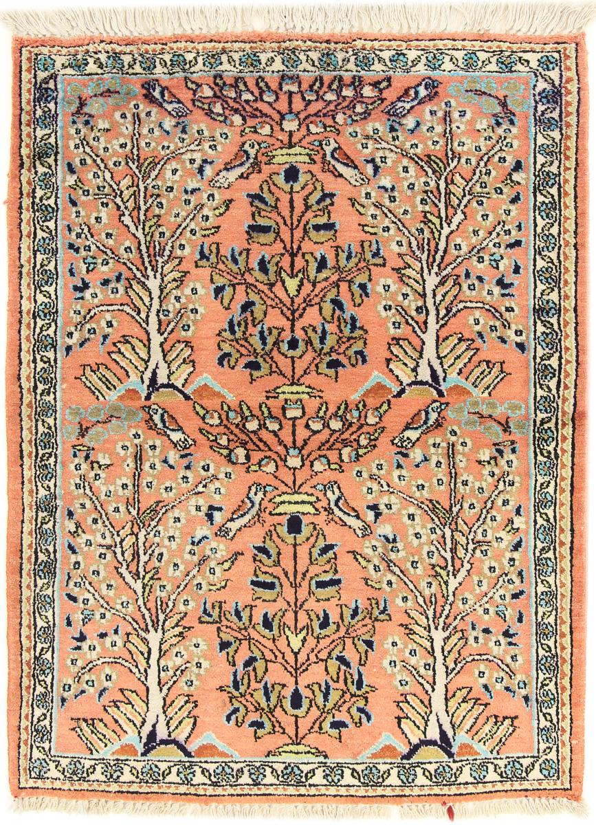 Perzsa szőnyeg Ghom Selyem 86x61 86x61, Perzsa szőnyeg Kézzel csomózva