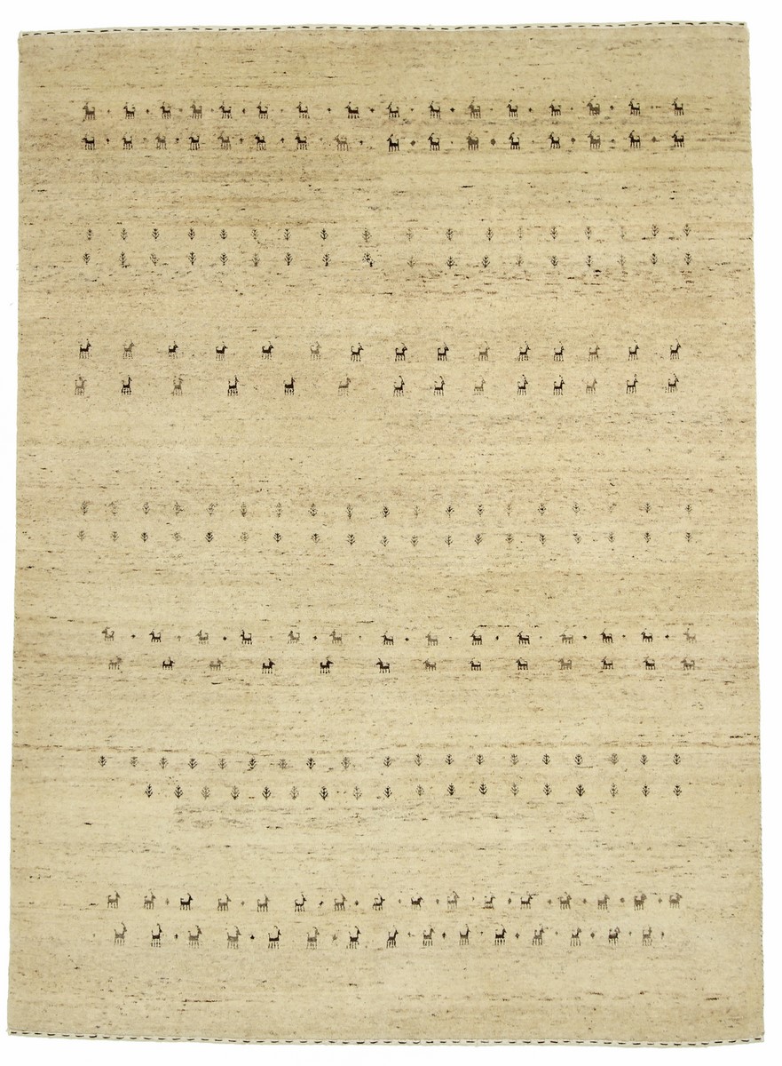 Indisk tæppe Gabbeh Loribaft 235x173 235x173, Persisk tæppe Knyttet i hånden