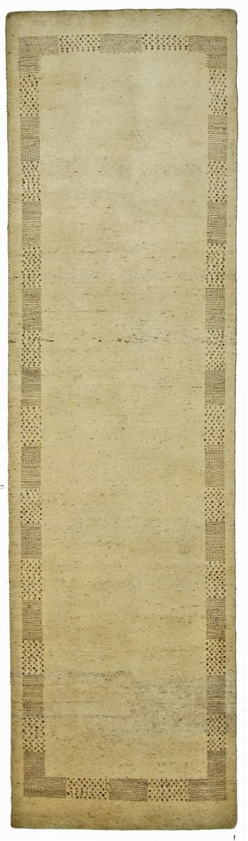 Tapete indiano Gabbeh Loribaft 296x82 296x82, Tapete persa Atado à mão