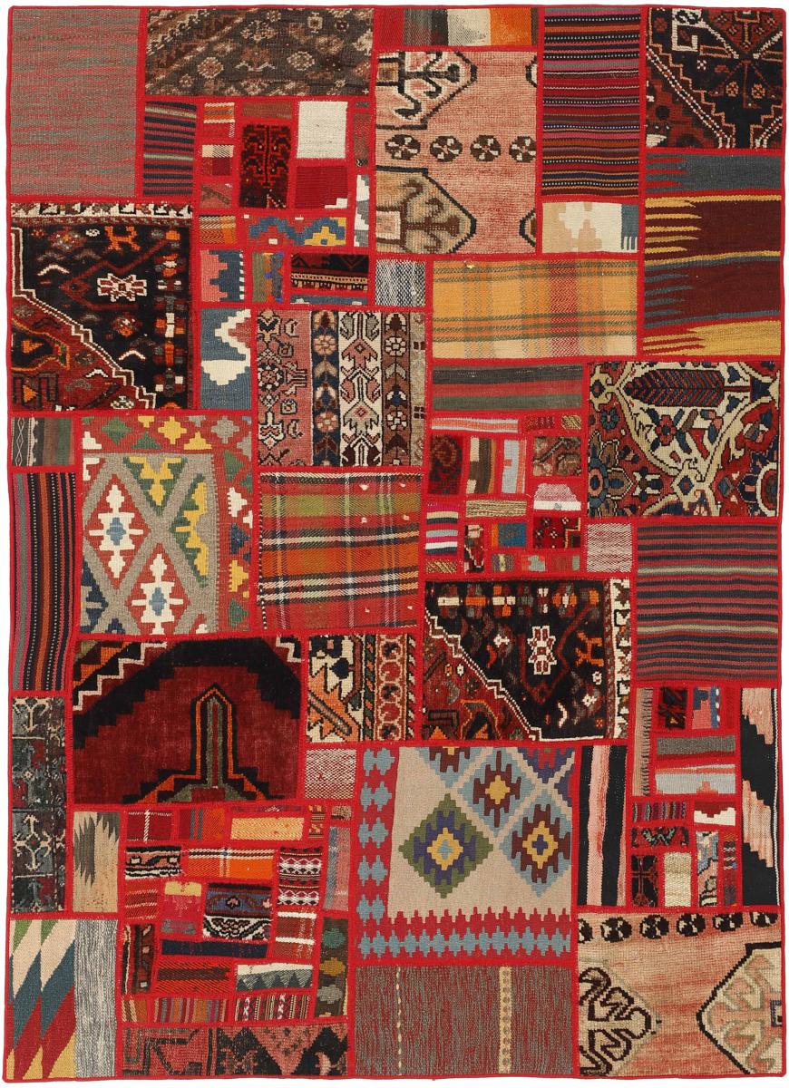 Perzsa szőnyeg Kilim Patchwork 199x141 199x141, Perzsa szőnyeg szőttesek