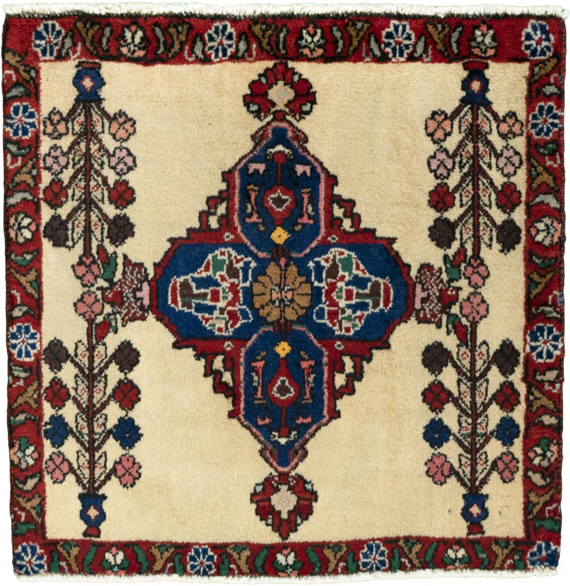 Persian Rug Shiraz 62x59 62x59, Persian Rug Knotted by hand