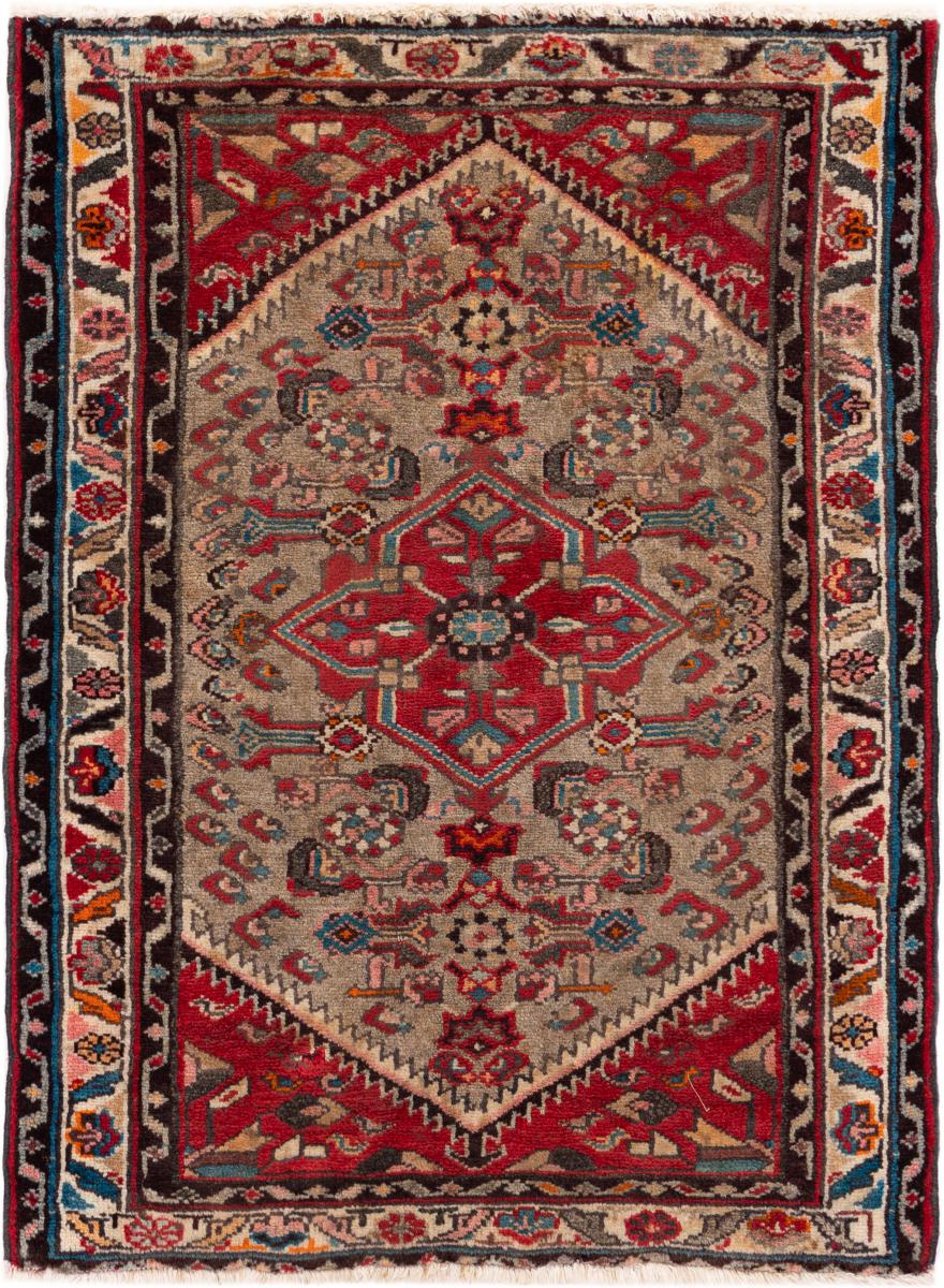 Perserteppich Hamadan 89x68 89x68, Perserteppich Handgeknüpft