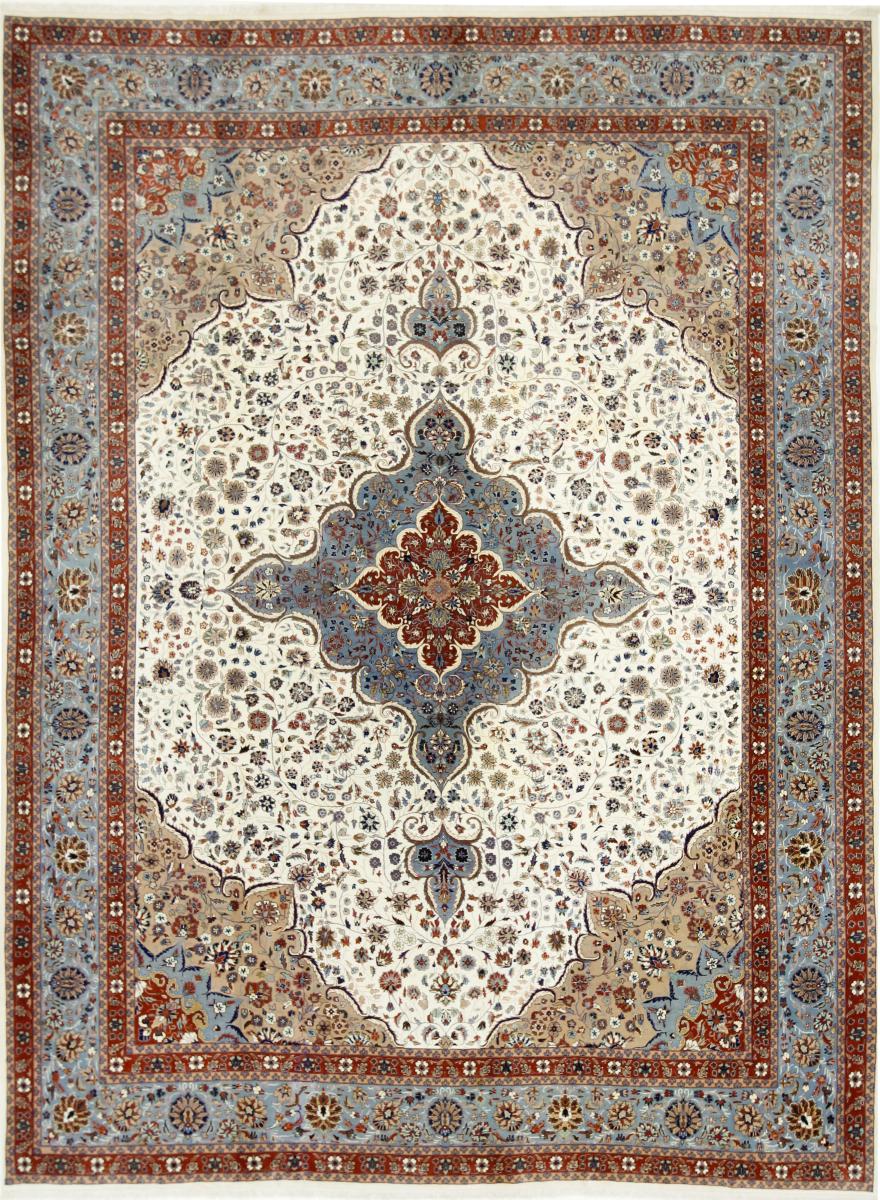 Tapis persan Ispahan 376x278 376x278, Tapis persan Noué à la main