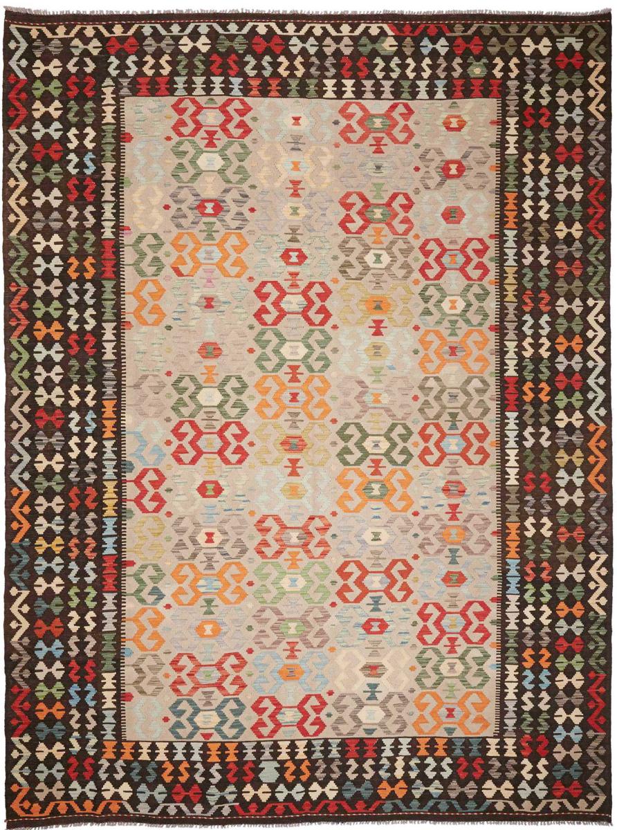 Afghanischer Teppich Kelim Afghan 343x260 343x260, Perserteppich Handgewebt