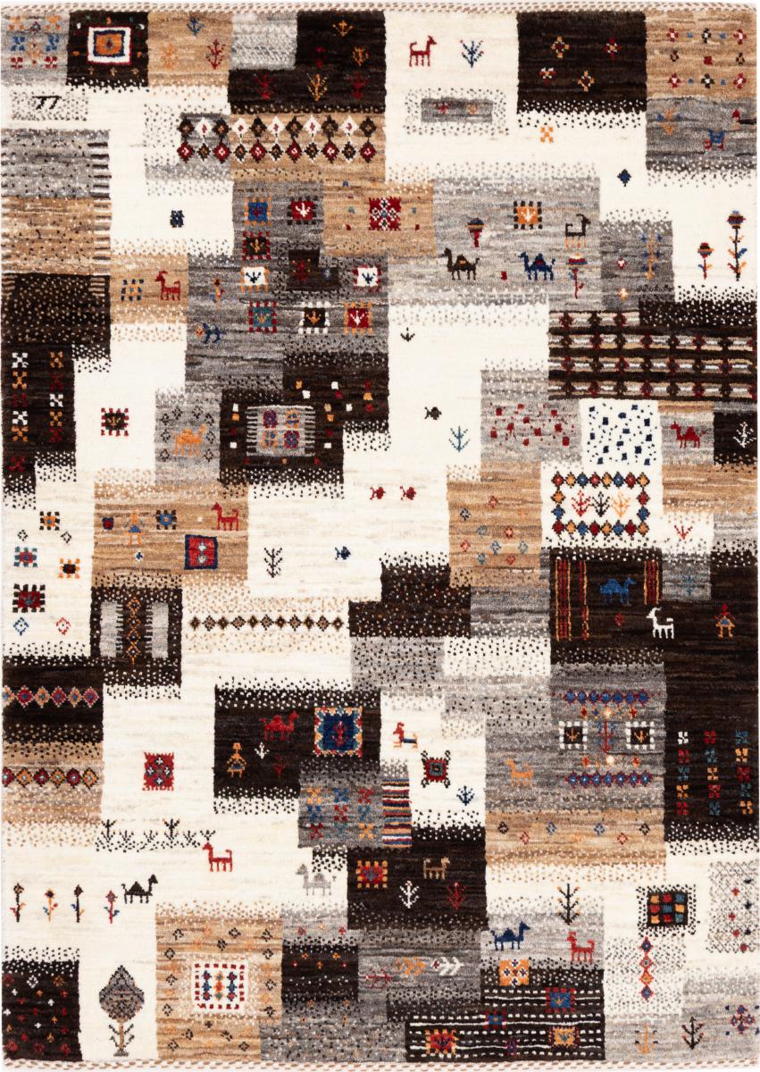 Perzisch tapijt Perzisch Gabbeh Loribaft Nowbaft 125x90 125x90, Perzisch tapijt Handgeknoopte