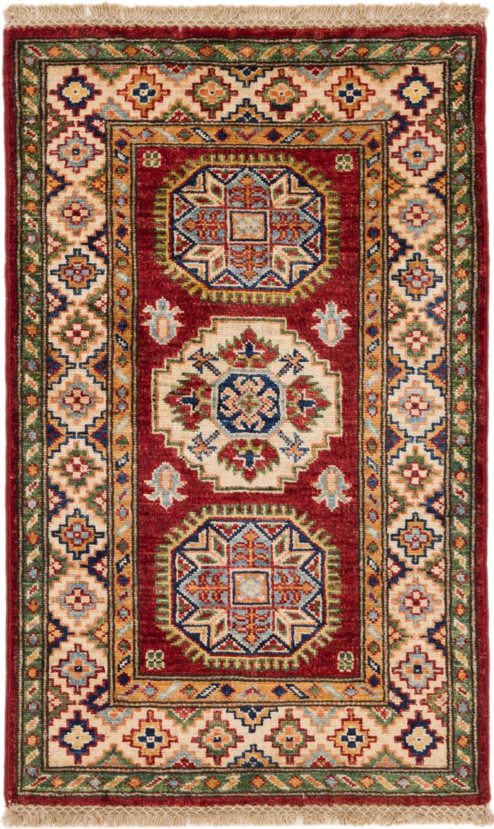 Afghan rug Super Kazak 93x59 93x59, Persian Rug Knotted by hand