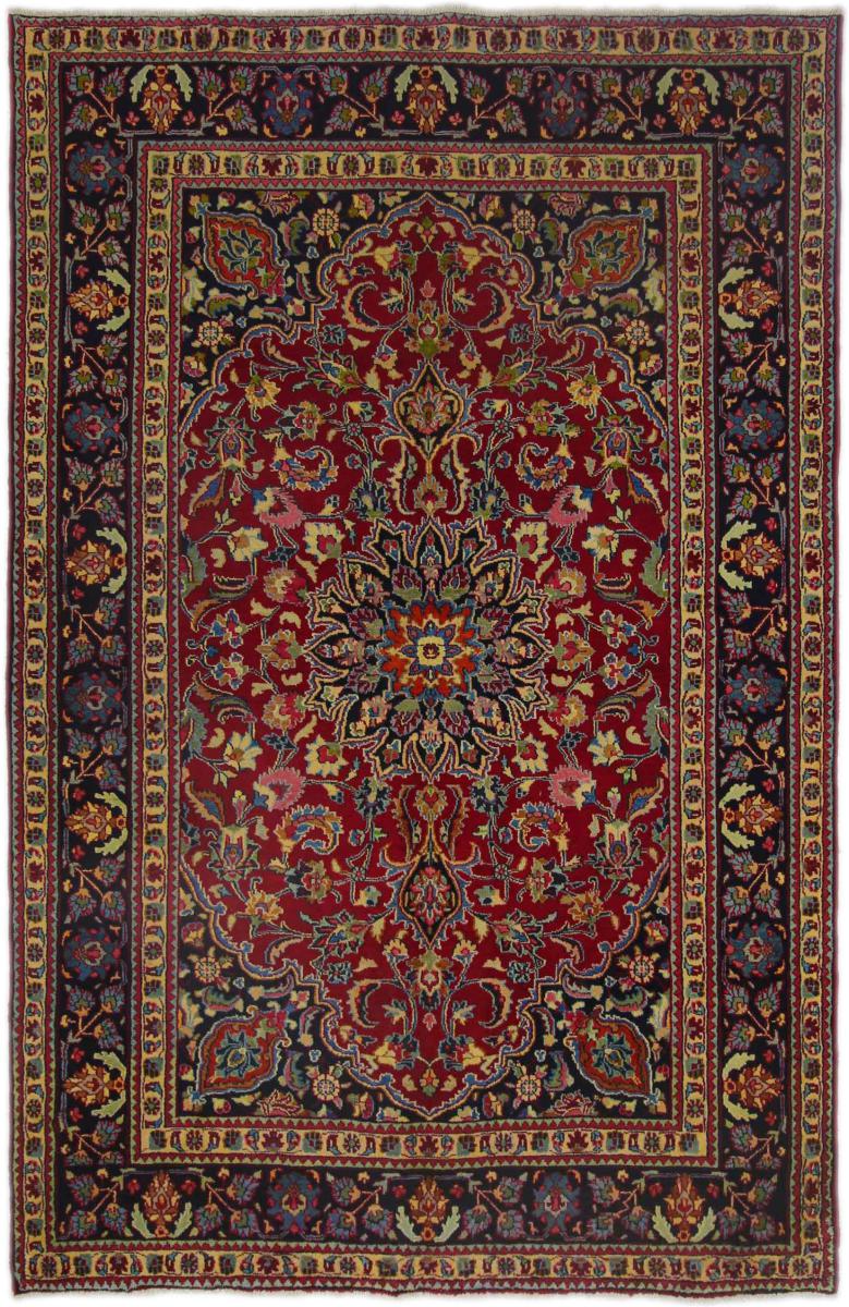 Persisk tæppe Mashhad 307x199 307x199, Persisk tæppe Knyttet i hånden