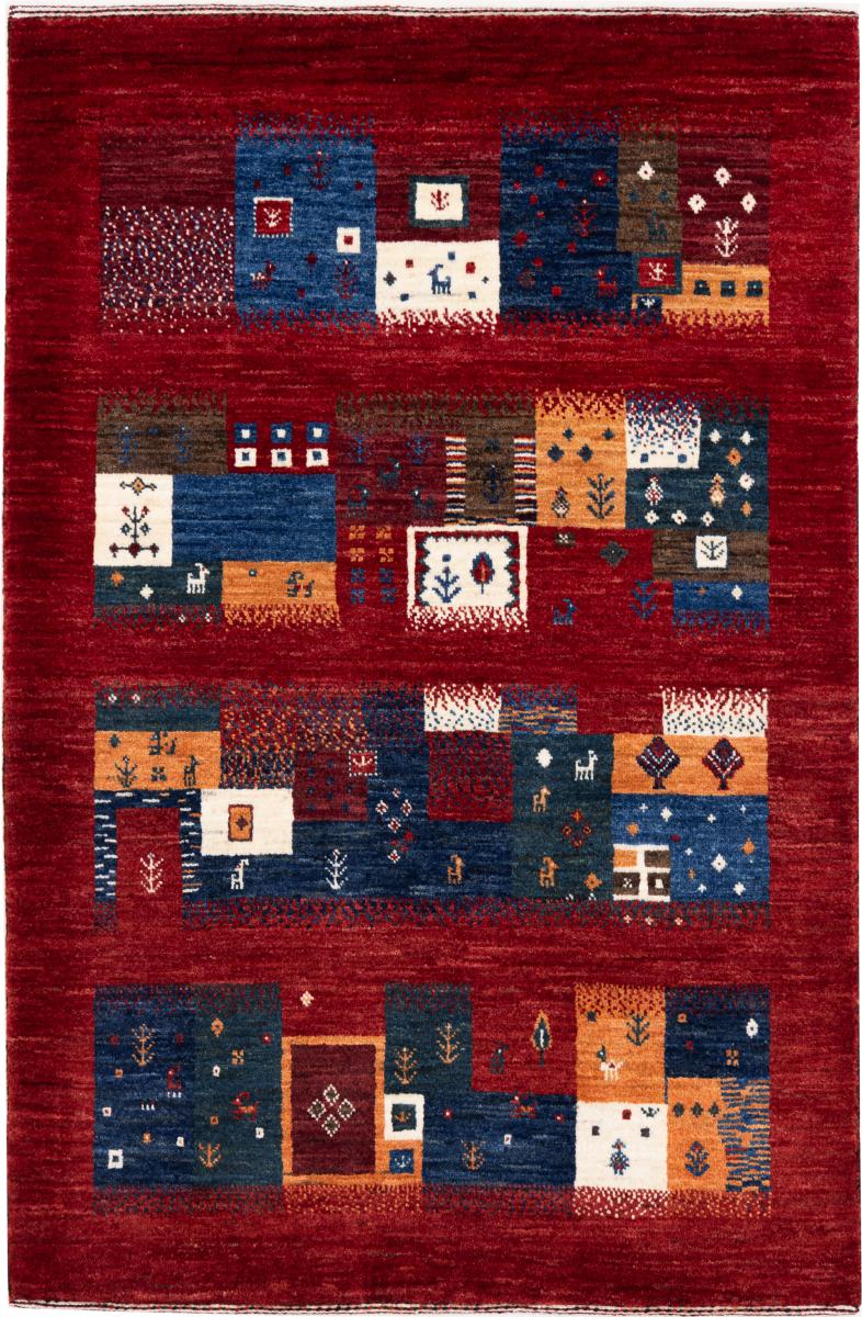 Perzisch tapijt Perzisch Gabbeh Loribaft Nowbaft 129x86 129x86, Perzisch tapijt Handgeknoopte