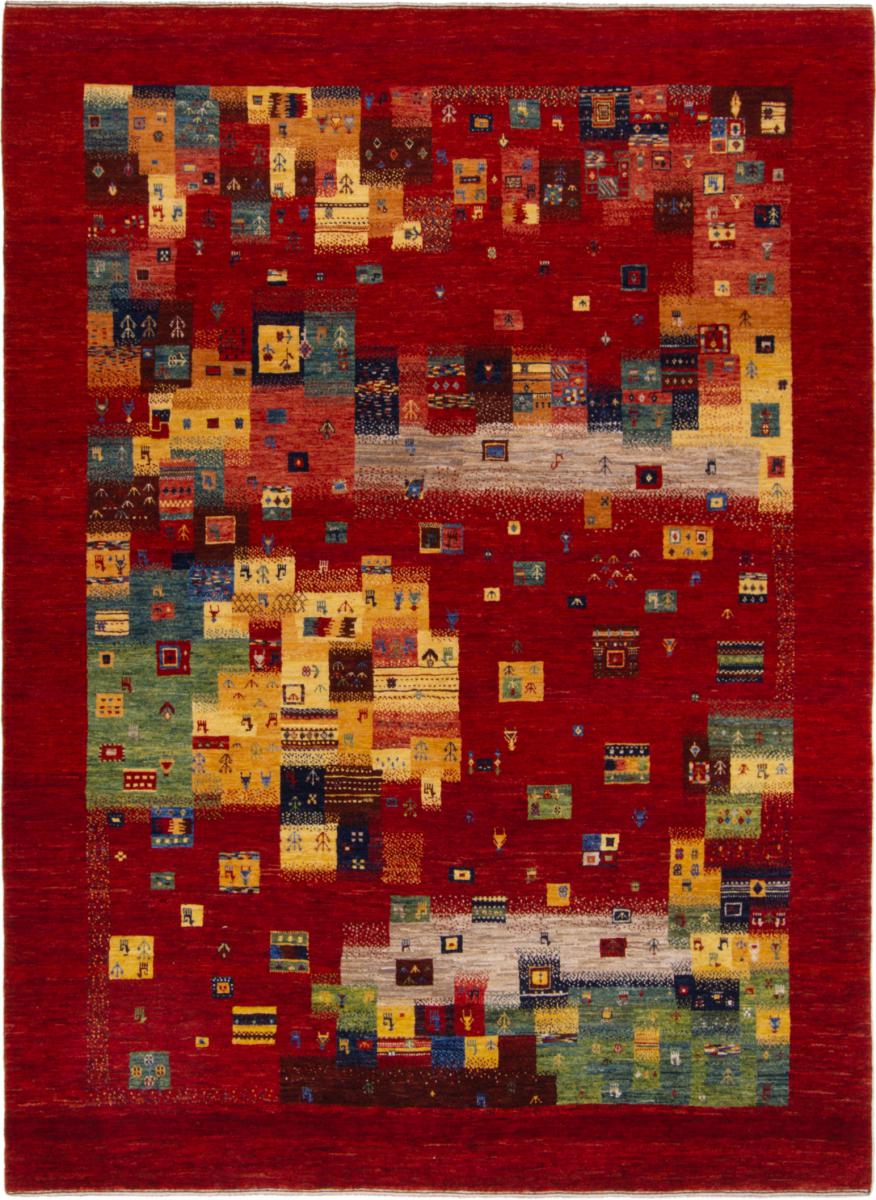 Persian Rug Persian Gabbeh Loribaft Nowbaft 235x170 235x170, Persian Rug Knotted by hand