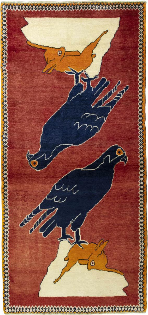 Tappeto persiano Persian Gabbeh Vecchio 179x84 179x84, Tappeto persiano Annodato a mano