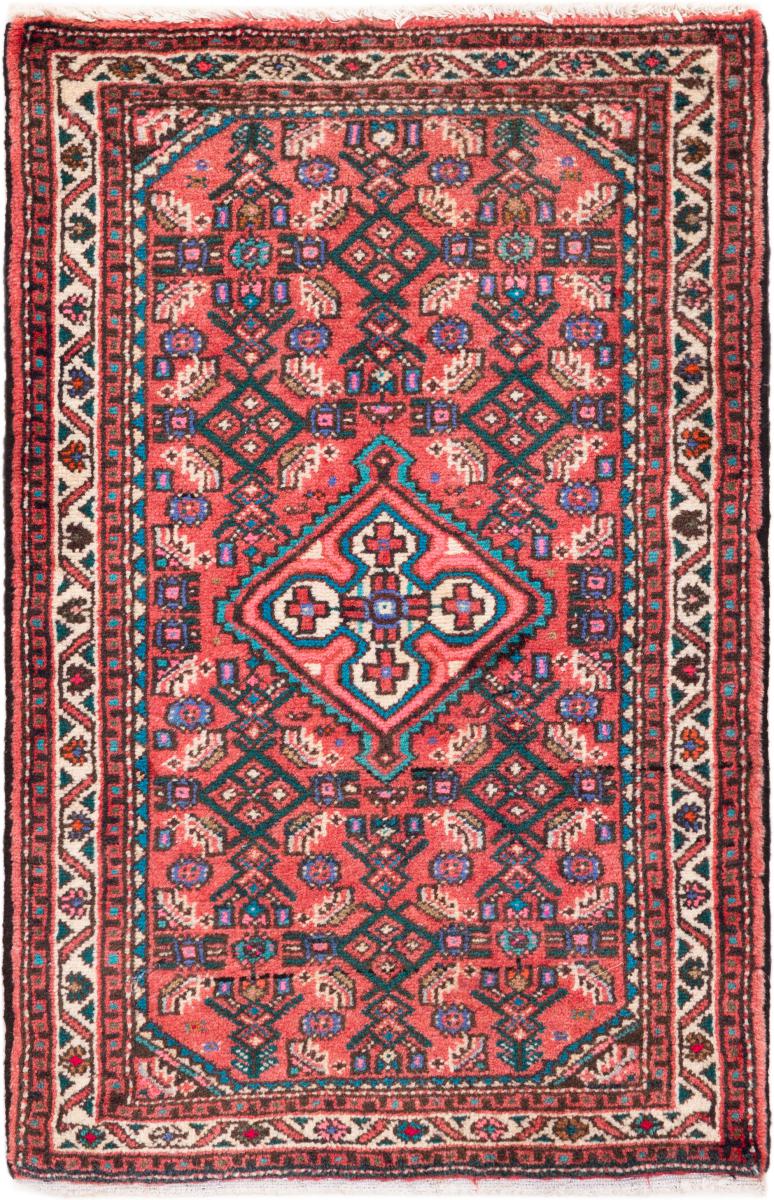 Tapis persan Hamadan 89x61 89x61, Tapis persan Noué à la main