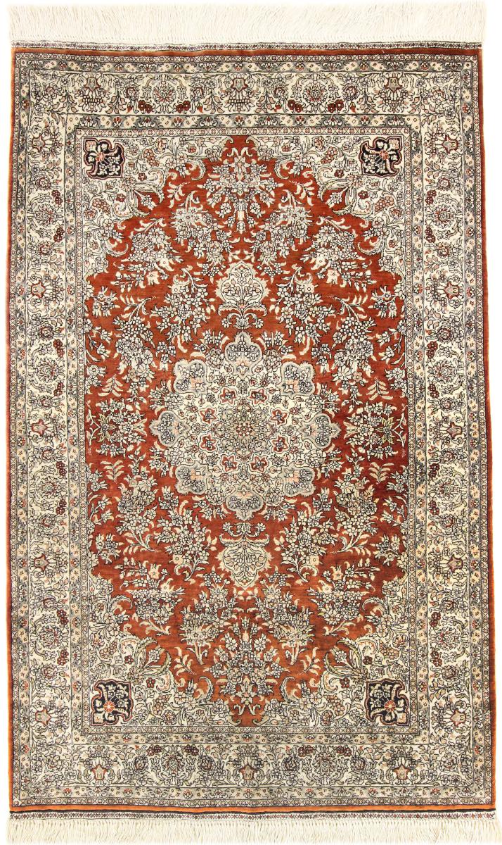  Hereke Zijde 127x79 127x79, Perzisch tapijt Handgeknoopte