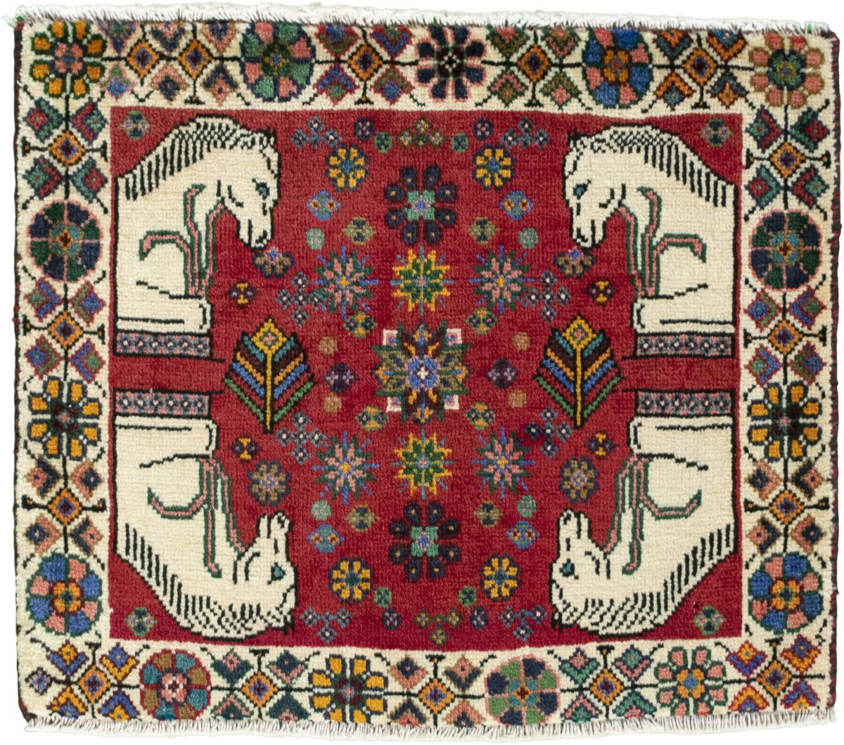 Persian Rug Shiraz 57x67 57x67, Persian Rug Knotted by hand