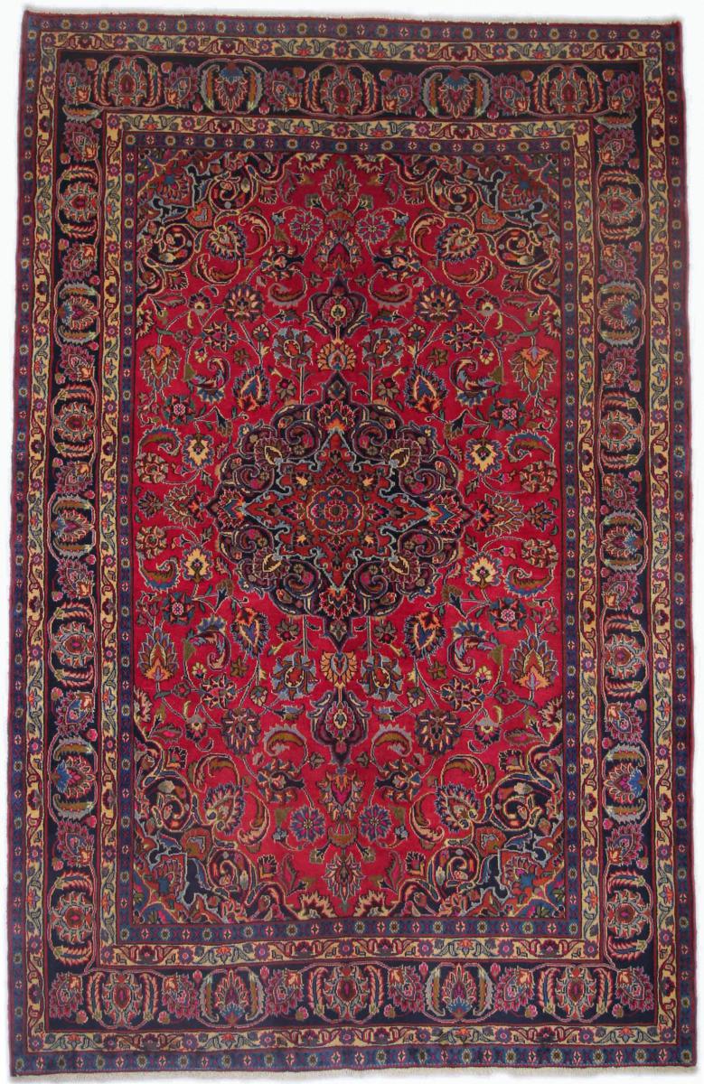 Persisk tæppe Mashhad 287x191 287x191, Persisk tæppe Knyttet i hånden