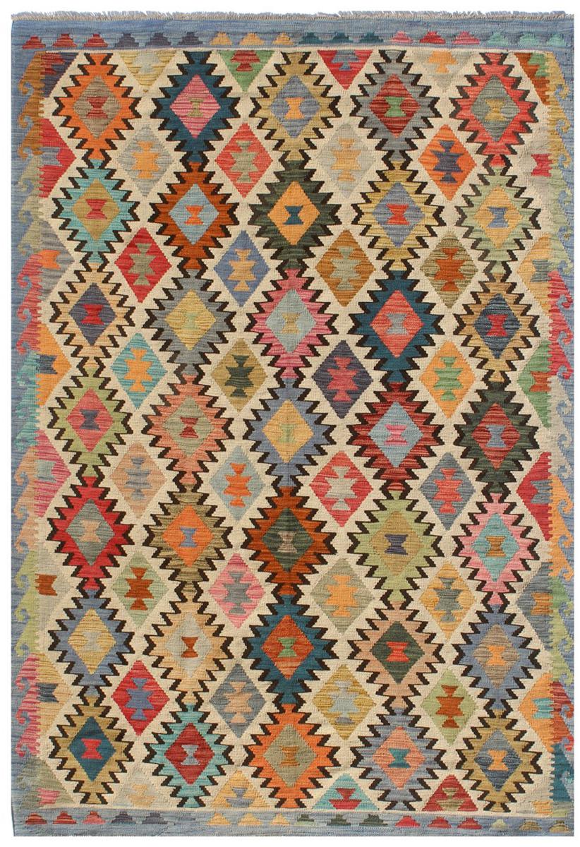 Afghan rug Kilim Afghan 10'2"x6'7" 10'2"x6'7", Persian Rug Woven by hand