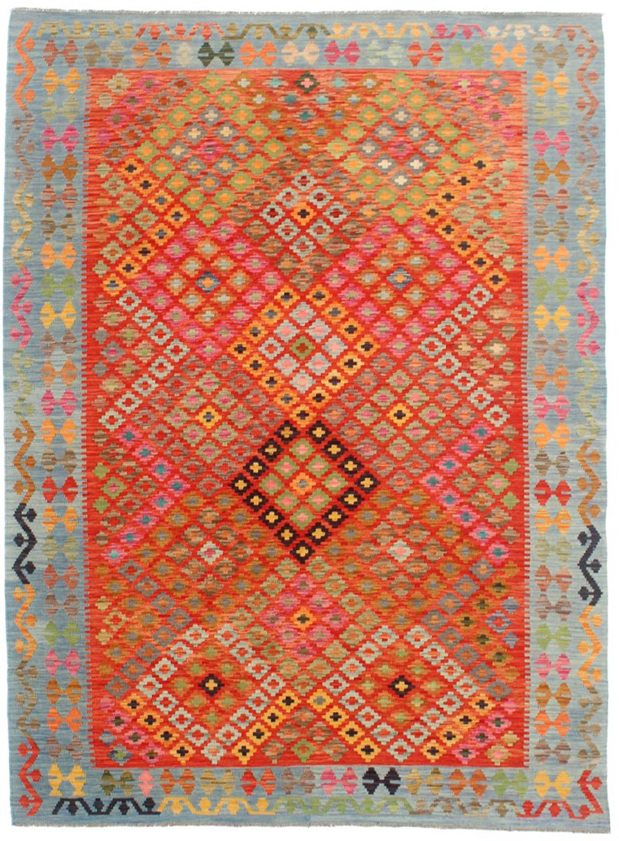 Tapis afghan Kilim Afghan 304x203 304x203, Tapis persan Tissé à la main