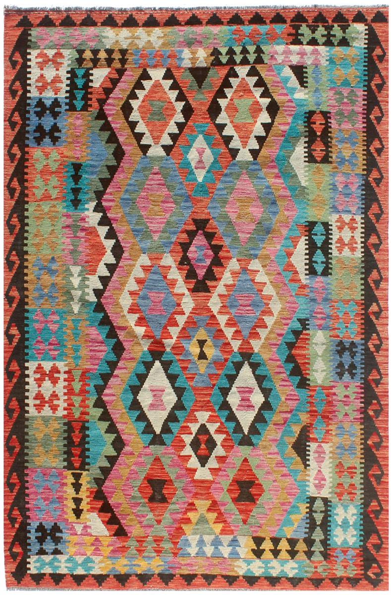 Tapis afghan Kilim Afghan 293x203 293x203, Tapis persan Tissé à la main