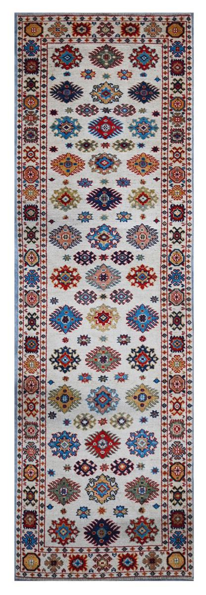 Afghan rug Kazak 292x79 292x79, Persian Rug Knotted by hand