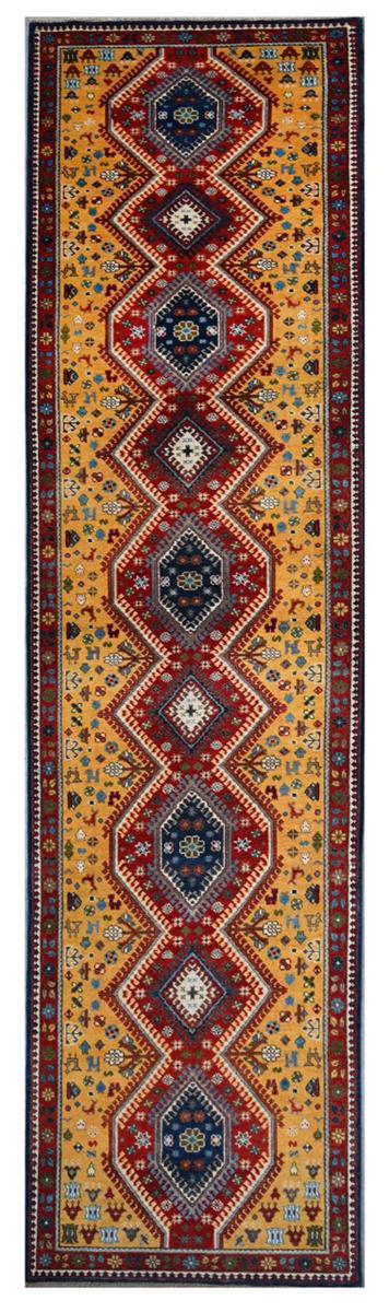 Afghan rug Kazak 403x88 403x88, Persian Rug Knotted by hand