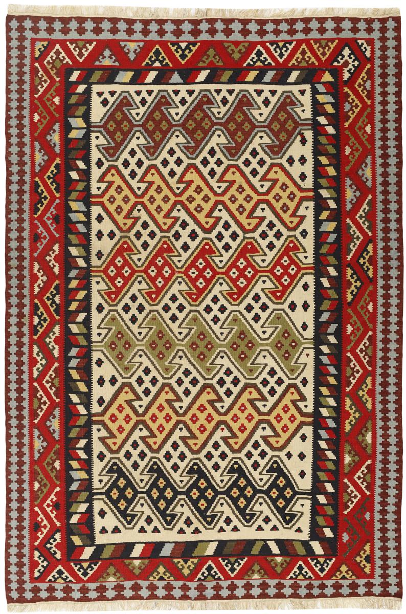 Persisk teppe Kelim Fars 242x164 242x164, Persisk teppe Handwoven 