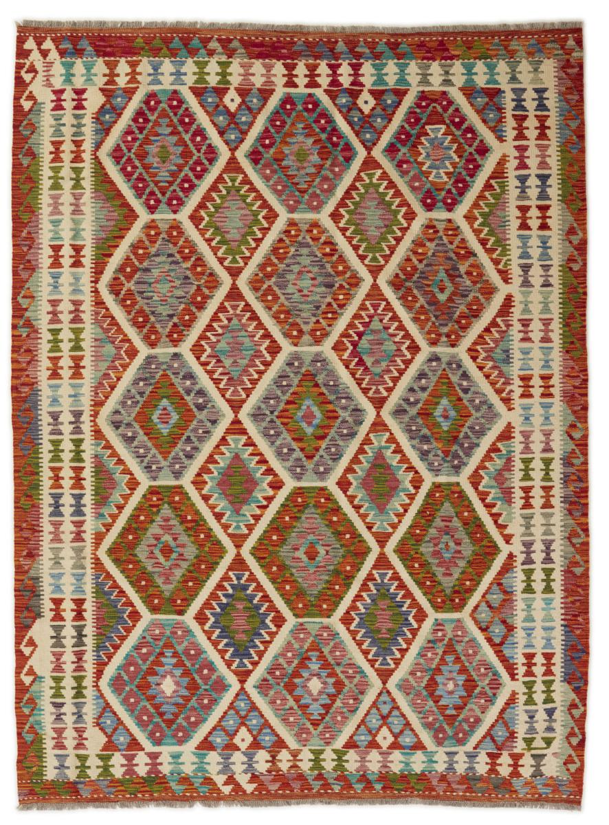 Afghan rug Kilim Afghan 7'11"x5'11" 7'11"x5'11", Persian Rug Woven by hand