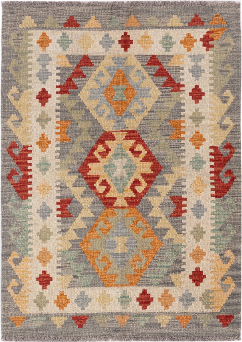Tapete afegão Kilim Afegão 121x87 121x87, Tapete persa Tecido à mão
