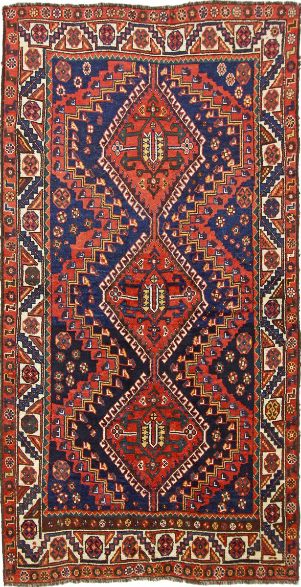 Tapis persan Ghashghai 251x134 251x134, Tapis persan Noué à la main