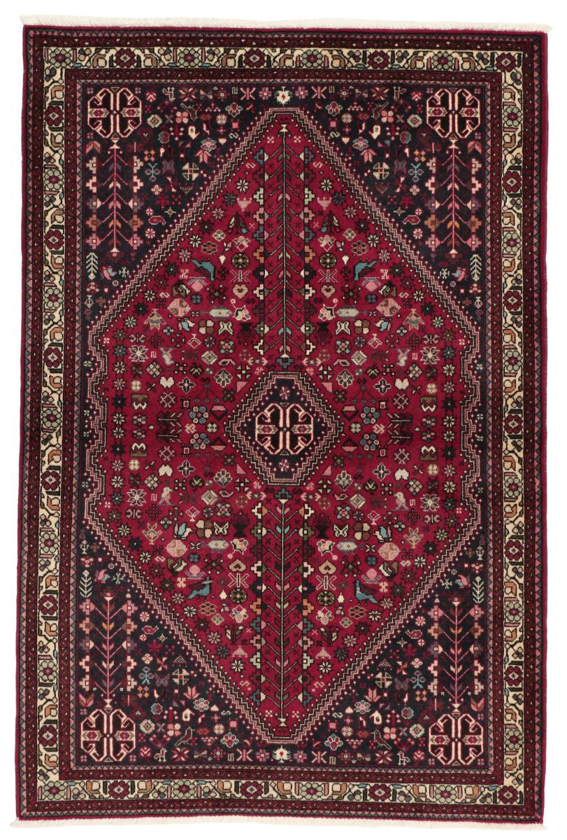 Persian Rug Abadeh 5'2"x3'5" 5'2"x3'5", Persian Rug Knotted by hand