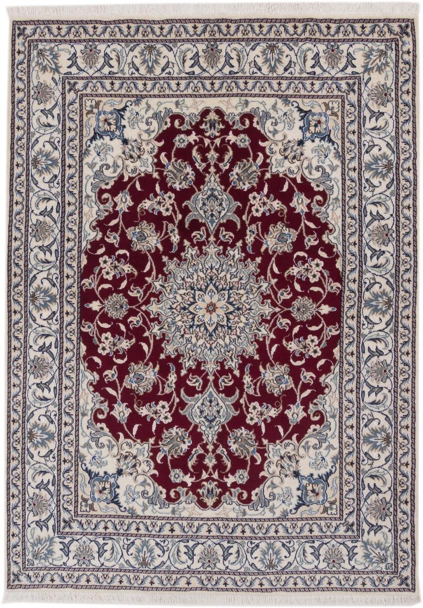 Tapis persan Naïn 201x145 201x145, Tapis persan Noué à la main