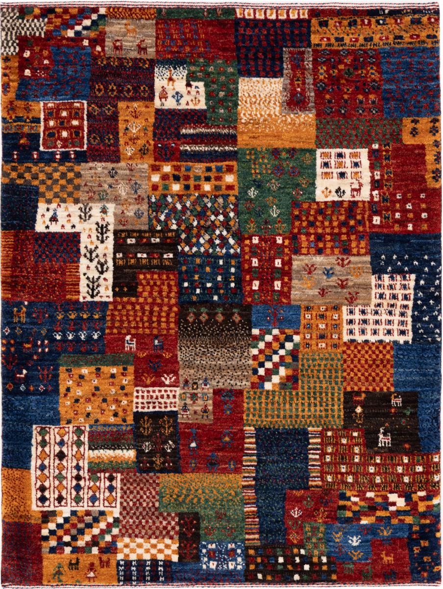 Perzisch tapijt Perzisch Gabbeh Loribaft Nowbaft 110x83 110x83, Perzisch tapijt Handgeknoopte