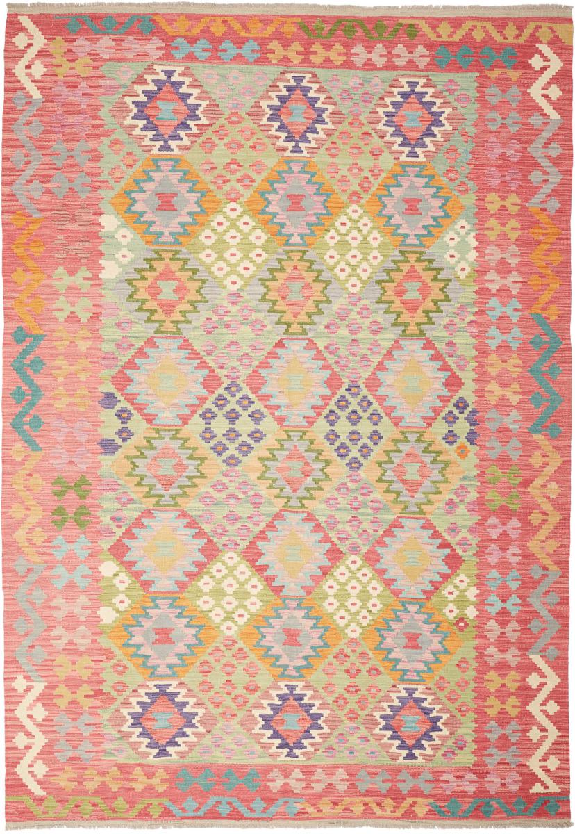 Tapete afegão Kilim Afegão 292x206 292x206, Tapete persa Tecido à mão