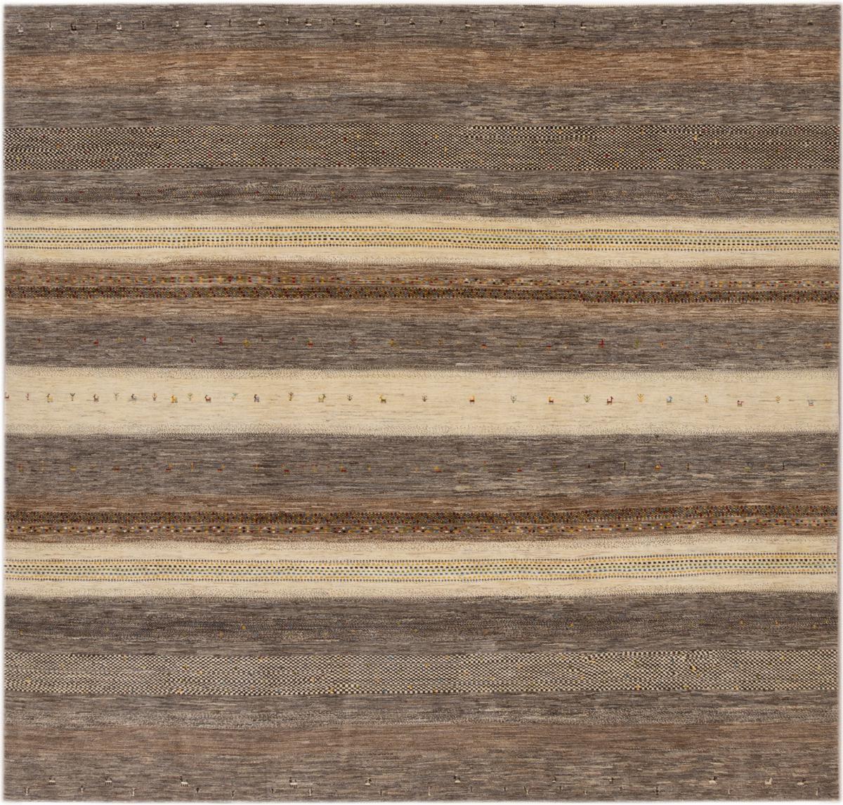 Tappeto persiano Persia Gabbeh Loribaft Tabiilbaft 404x419 404x419, Tappeto persiano Annodato a mano