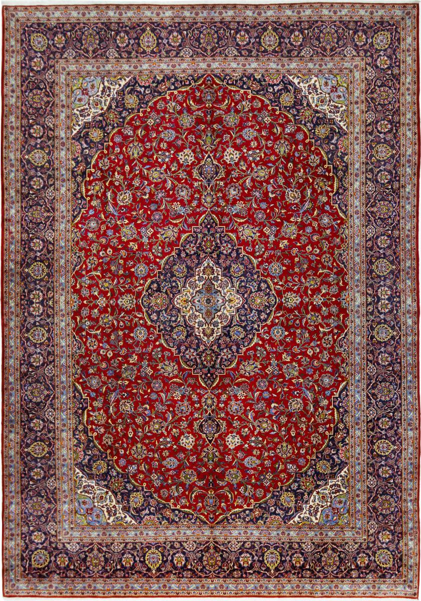 Tapete persa Keshan 403x303 403x303, Tapete persa Atado à mão
