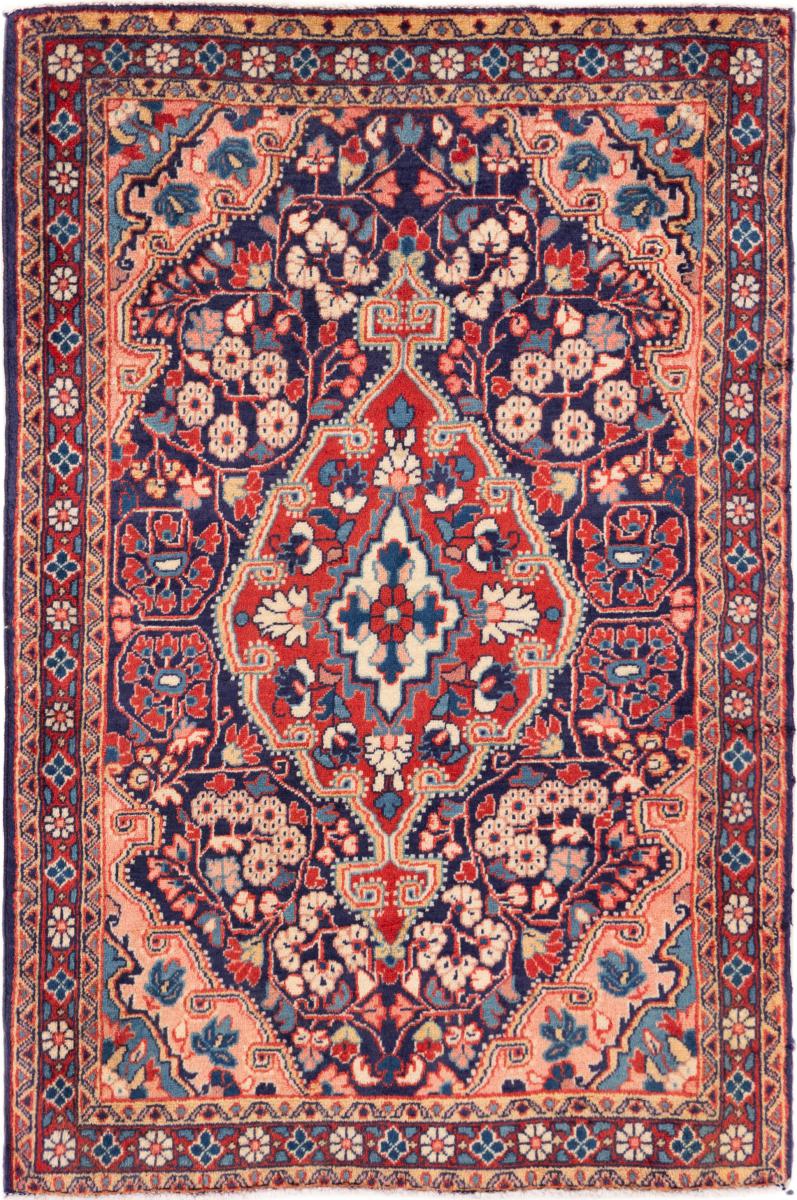 Perserteppich Jozan 92x63 92x63, Perserteppich Handgeknüpft