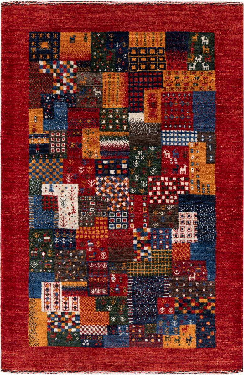 Perzisch tapijt Perzisch Gabbeh Loribaft Nowbaft 126x84 126x84, Perzisch tapijt Handgeknoopte