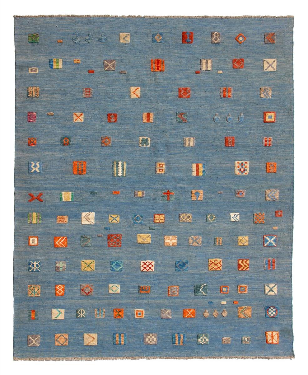 Afghanska mattan Kilim Afghan Nimbaft Edition 293x259 293x259, Persisk matta handvävd 