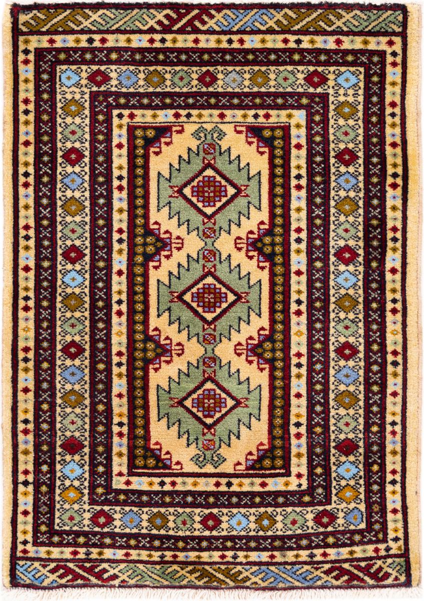 Tappeto persiano Turkaman 89x67 89x67, Tappeto persiano Annodato a mano